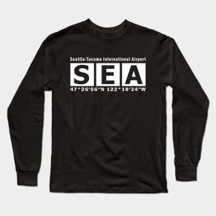 SEA Airport, Seattle-Tacoma International Airport Long Sleeve T-Shirt